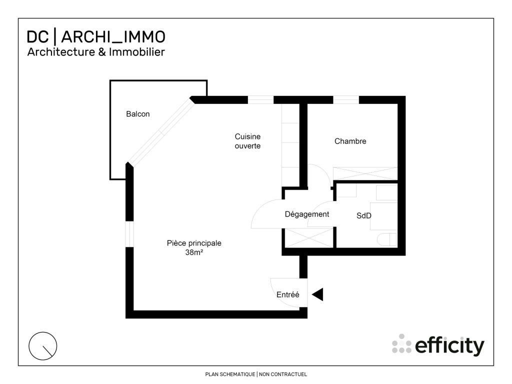 Appartement - 63 m²